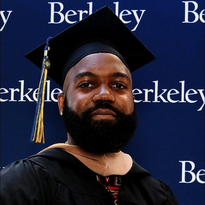 Nuvi Njinimbam at his UC Berkeley Haas MBA commencement